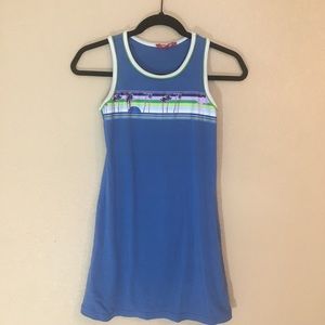 Girls xl by Op blue beachy tank dress no tags EUC